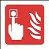 Photo depicts a hand pressing the fire alarm.